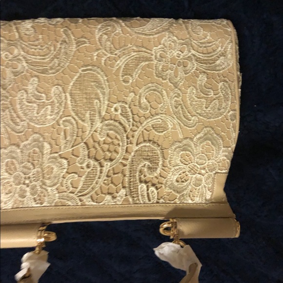 Lace covered Bag - Never Used - Picture 3 of 3